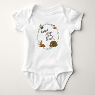 Body Baby shower animal de forêt
