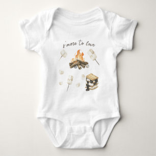 Body Baby Shower au thème de S'more à l'aquarelle
