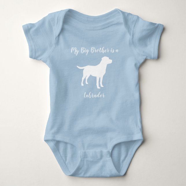 Body Baby shower de chien du Labrador (Devant)
