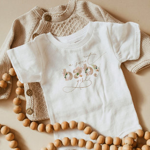 Body Baby shower de lettres d'or pour petite fille douc