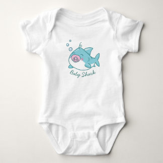 Body Baby shower de requin mignon Kawaii fille rose