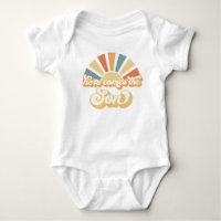 Baby shower Soleil Venez Ici Le Son Jaune Rayons