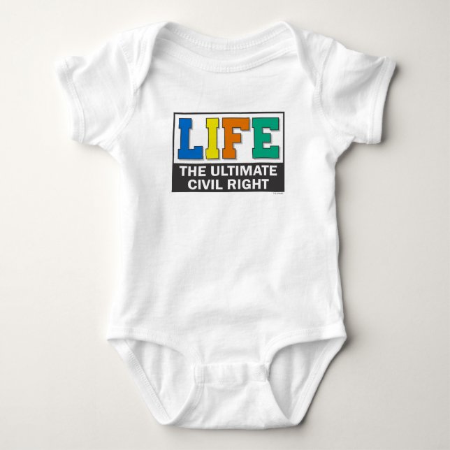 Body Baby t-shirt or one-piece. (Devant)