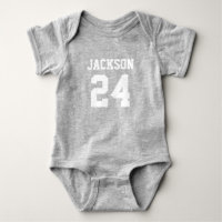 Baby Team Jersey Numéro et Monogramme