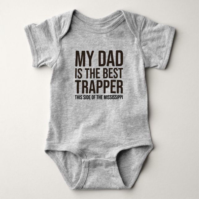 Body Baby Trapping Jersey Bodysuit Chemise de papa (Devant)