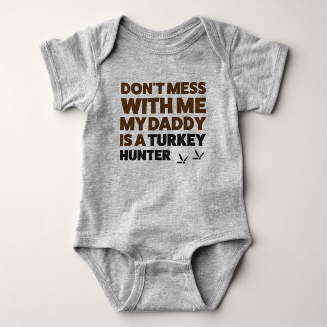 Body Baby Turquie Chasse Jersey Bodysuit Chemise (Devant)