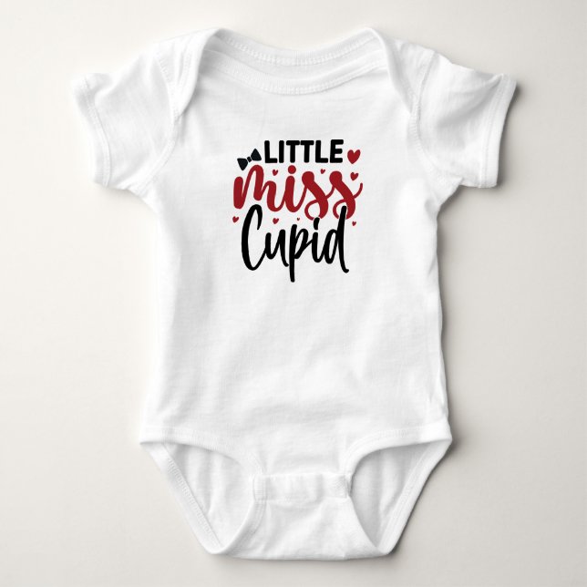 Body Baby Valentine's Day Little Miss Cupid Baby Bodysu (Devant)