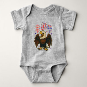 Body Bald Eagle avec Fireworks - USA 250 ans 1776-2026