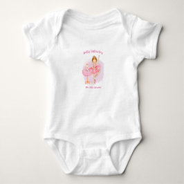 Body Ballerina, ours en peluche et fleurs roses bébé bo