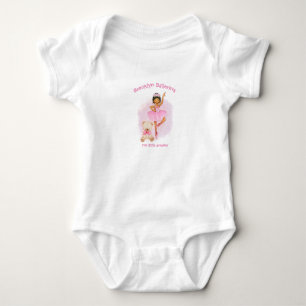 Body Ballerina, ours en peluche et fleurs roses bébé bo