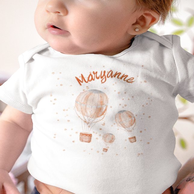 Body Ballotte à air chaud rose 1er anniversaire (Créateur téléchargé)