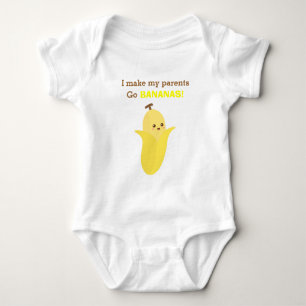Body Banane mignonne et drôle, pour des bébés