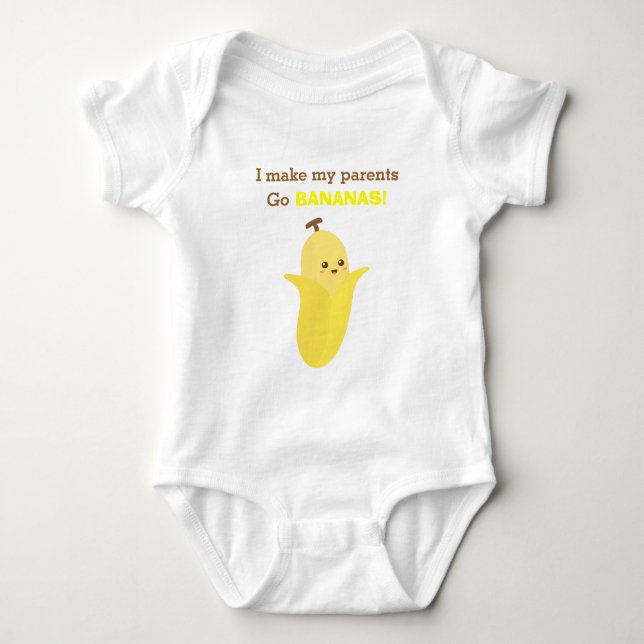 Body Banane mignonne et drôle, pour des bébés (Devant)