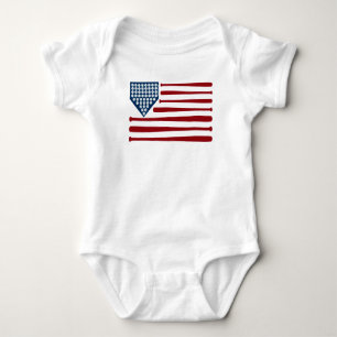 Body Baseball USA Flag Bats & Balls - GraphicLoveShop