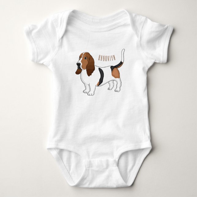 Body Basset hound dessin de chien (Devant)