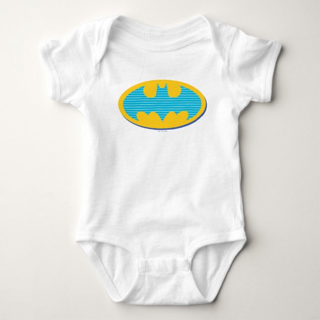 Body Batman | Symbole Cyan Stripes (Devant)