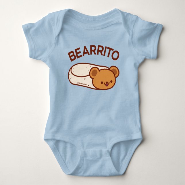 Body BEARRITO - Bear Burrito Bodysuit bébé (Devant)