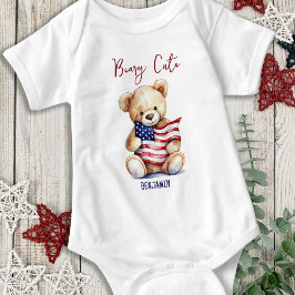 Body Beary Cute Patriotique Teddy Bear 4 juillet