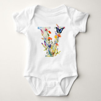 Body Beautiful Wildflower Butterfly Monogram