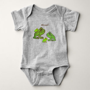 Body Bébé Amusant Grenouille