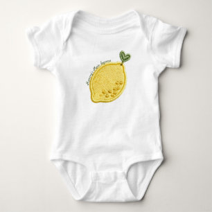 Body bébé au citron