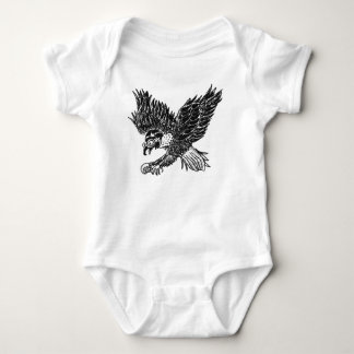 Body bébé avec aigle et futur snowboardeur