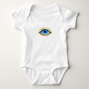 Body bébé Bleu mauvais œil – Joli modèle de protec
