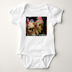 Body Bébé Bodysuit Party Animaux par HAS
