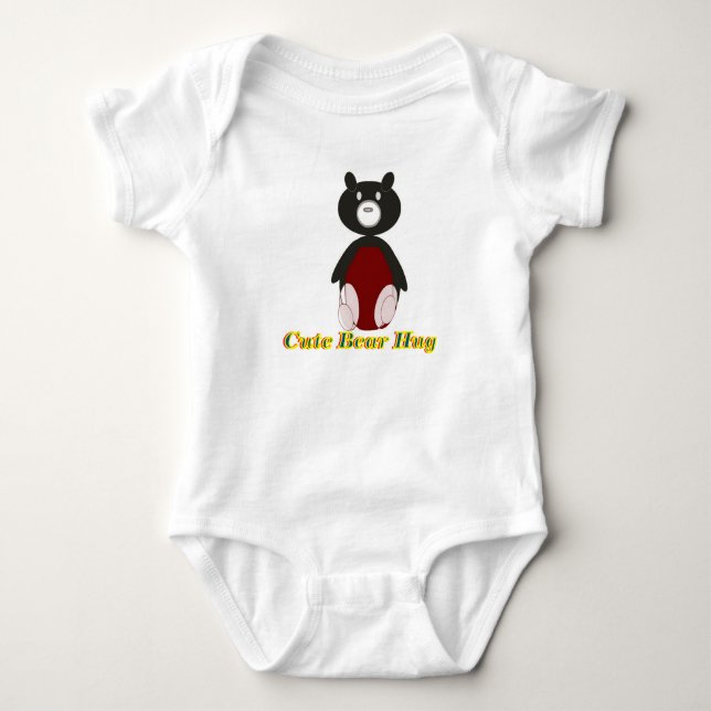Body bébé câlin ours mignon (Devant)