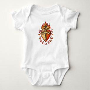 Body bébé catholic cœur sacré