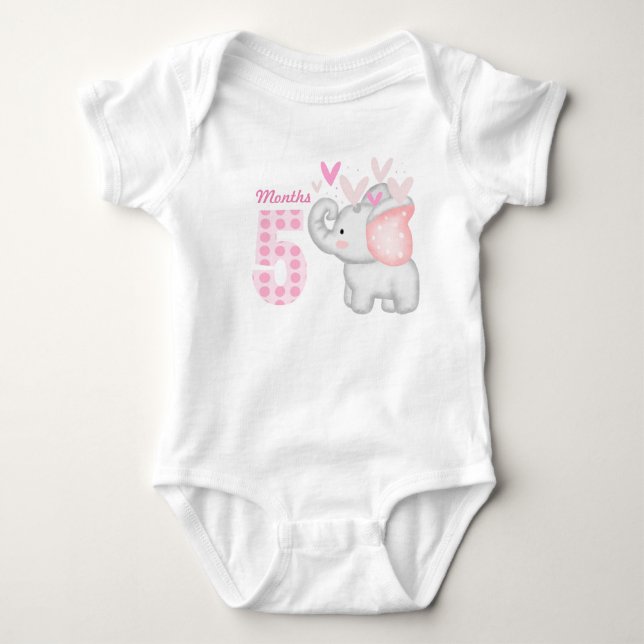 Body bébé cinq mois (Devant)