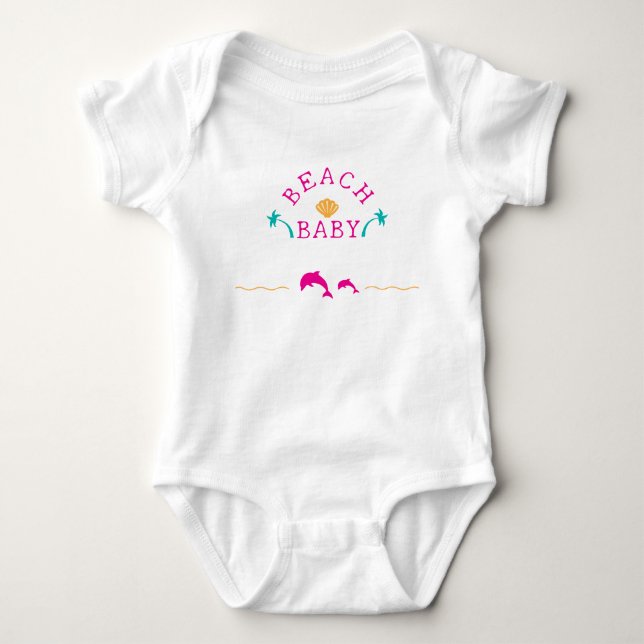 Body Bébé de la plage (Devant)