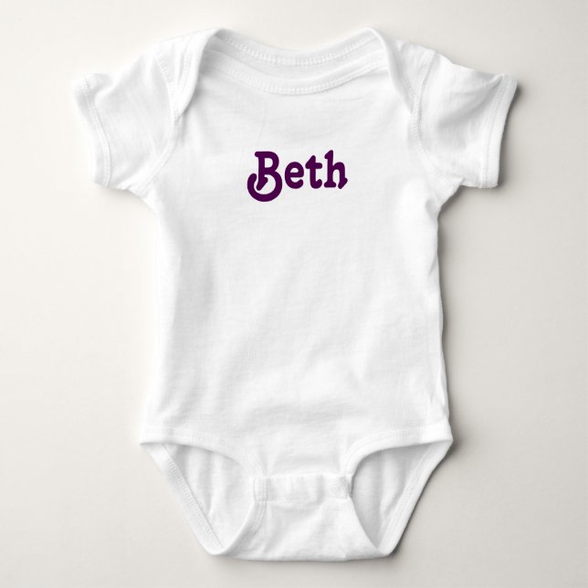 Body Bébé de vêtements Beth (Devant)
