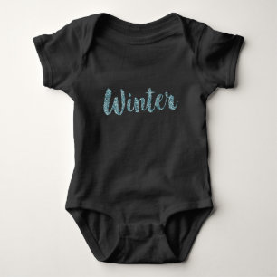 Body bébé en jersey de Noël et design d'hiver