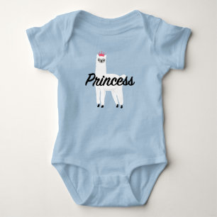 Body bébé en jersey Design Princesse Lama