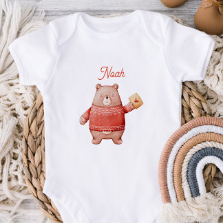 Body bébé en peluche personnalisé avec amour Le