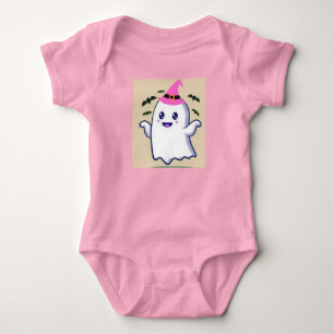 Body bébé fantôme heureux, adorable esprit d'Hallo