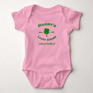 Body Bébé Fille de la Saint-Patrick Charme Chanceux de