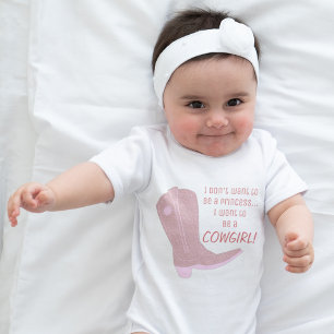 Body Bébé fille Princesse Cowgirl mignonne