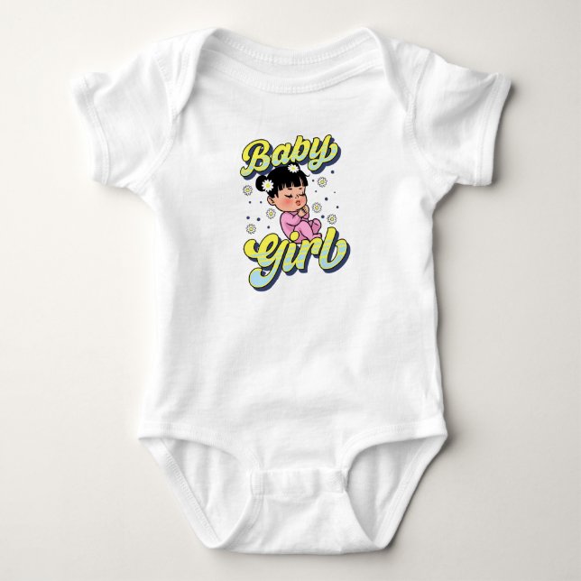 Body Bébé Fun Enfant Amusant Drôle Mignonne Filles Enfa (Devant)