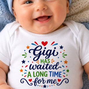 Body bébé Gigi a attendu longtemps