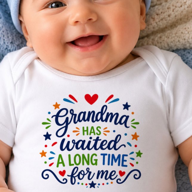 Body bébé Grand-mère a attendu longtemps (Créateur téléchargé)