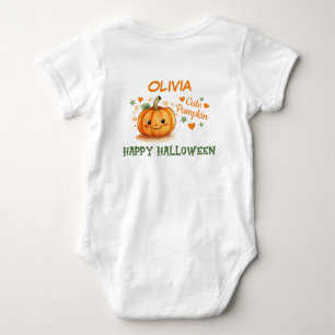 Body Bébé Halloween Citrouille mignon