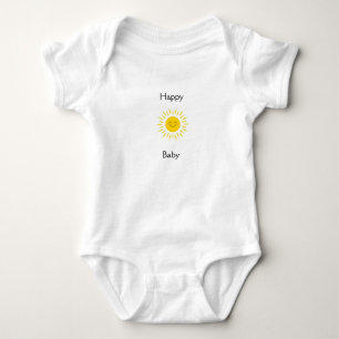 Body Bébé Heureux Soleil Sourire Une Pièce