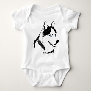 Body Bébé Husky Creeper Sled Dog Baby Husky Don