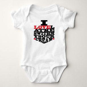 Body Bébé "I Love Latkes" Jersey Bodysuit