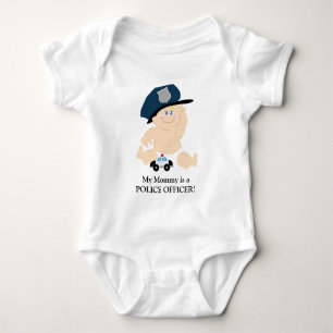 Body BÉBÉ JEUNE OFFICIER DE LA POLICE COP Chemise perso