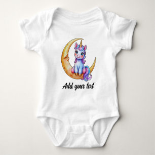 Body bébé licorne magique