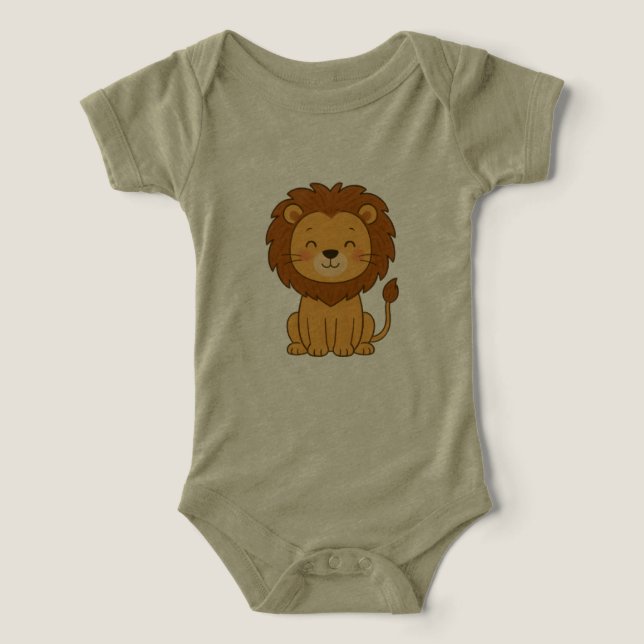 Body bébé lion (Design Recto)