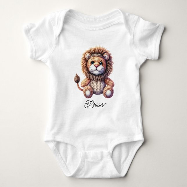 Body Bébé lion mignon (Devant)